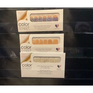 Cuban Summer Color Street nail polish strips 3 sets